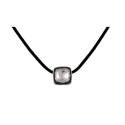 Heritage Cut - Black & Silver Necklace